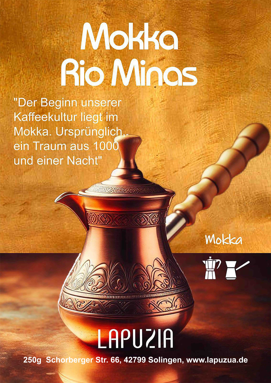 Etikett Mokka Rio Minas