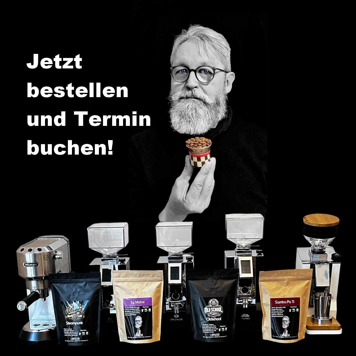 Jetzt Abholung und Inbetriebnahme buchen, Fiorenzato AllGround Sense und Delonghi Dedica