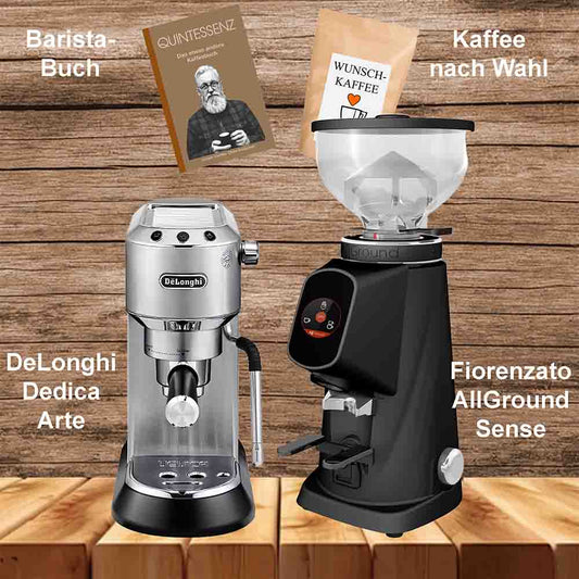 Jetzt Abholung und Inbetriebnahme buchen, Fiorenzato AllGround Sense und Delonghi Dedica