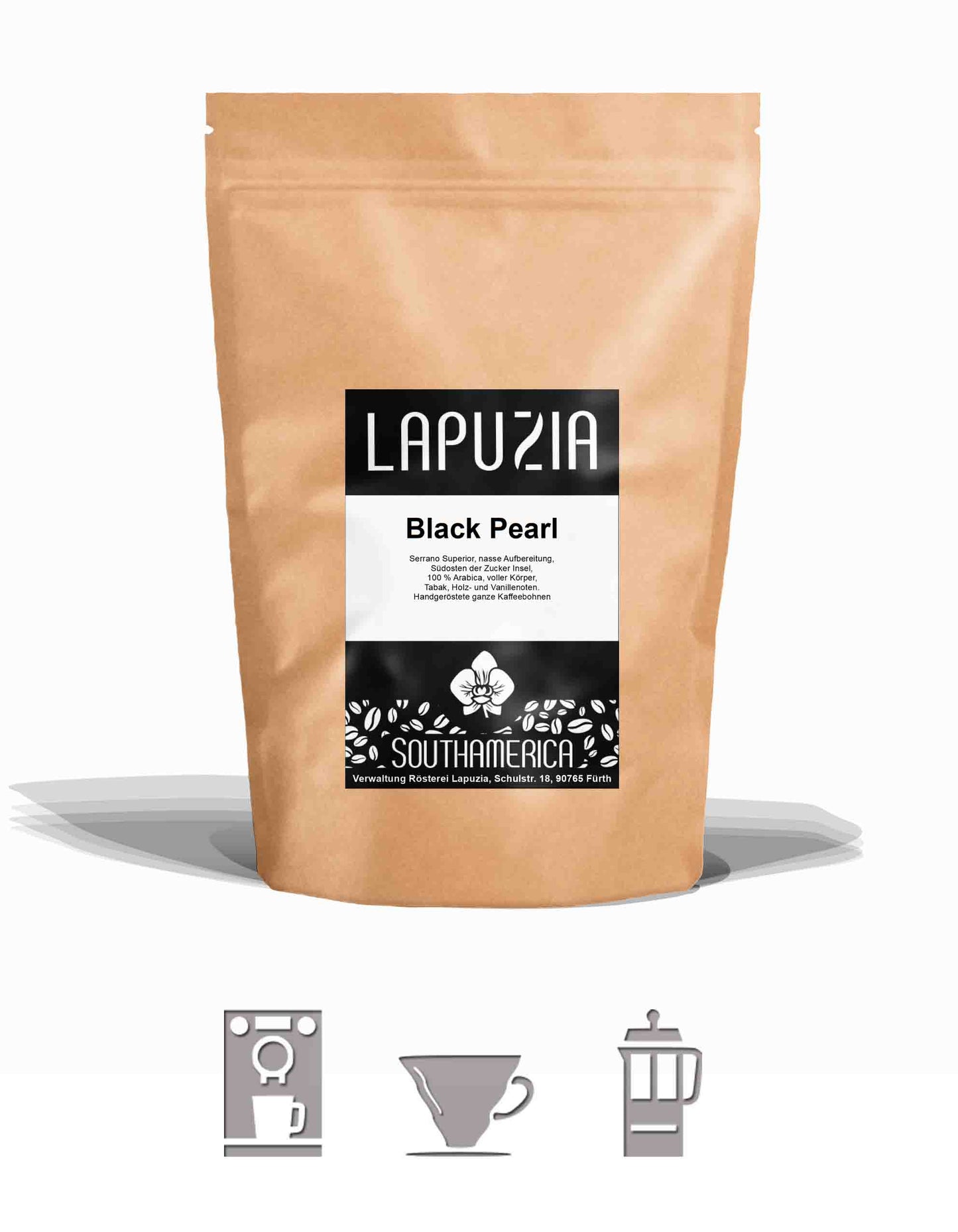 Kaffee Black Pearl - Kaffeerösterei Lapuzia